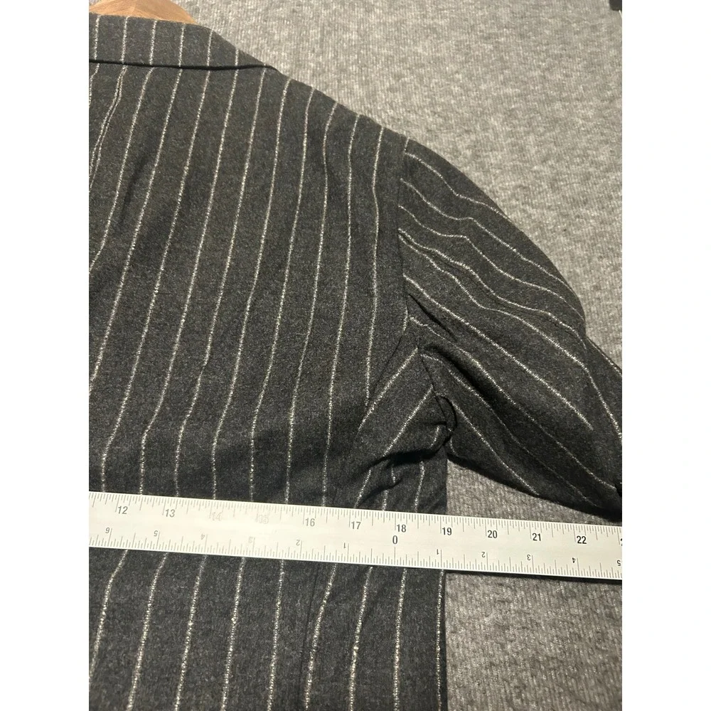 Suitsupply double breasted pinstriped gray carlo barbera pure wool size 40r